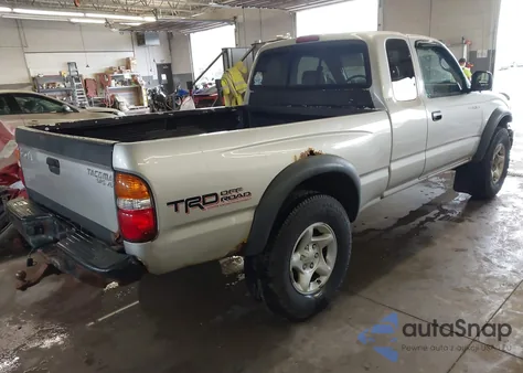 2002 Toyota Tacoma Base V6 из США, поврежденный, VIN 5TEWN72N72Z109782